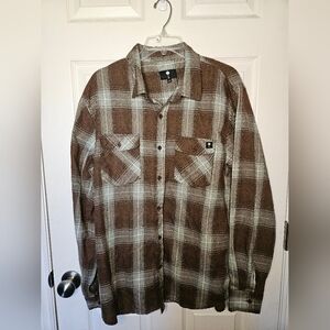 Palmetto Men's Long Sleeved Flannel Shirt Size Medium